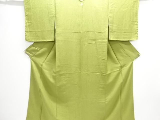 JAPANESE KIMONO / IROMUJI / WOVEN ICE CRACKED PATTERN / ONE CREST 
